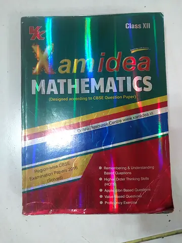Xam idea (Mathematics) for 12th grade