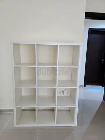Ikea Kallax White 16-Cube Storage Bookcase