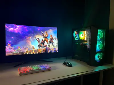 Desktop PC i7-10700K + GTX 1080 with MSI 27 1440p 170Hz curved monitor