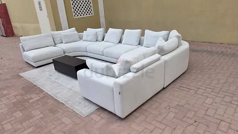 Chattles and more premium quality olta feather filled modular sofa