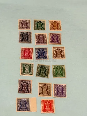 India 1982 service stamps — approx. 20 pieces