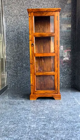 Marina solid wood display unit-display cabinet- vitrine cabinet