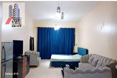 STUDIO for rent in Ajman One Tower Close Kitchen With Parking.