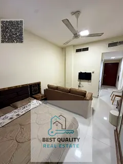 🌍 Furnished Studio for Monthly Rent in Al Mowaihat 2 – All Bills Included 🔥