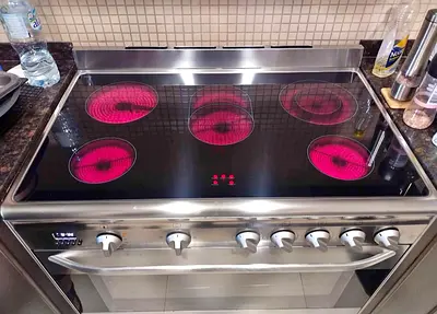Smeg 5 burners full electric digital cooking range latest version 90cm