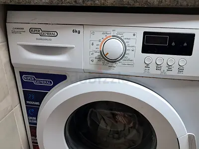 Super General 6kg Front-Load Washing Machine - Works Well