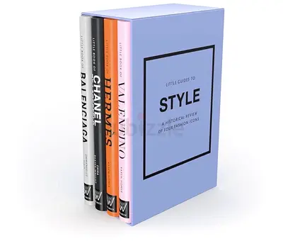Set of 4 Little Guides to Style – Balenciaga, Chanel, Hermès, Valentino