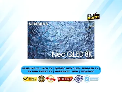 Samsung 75 Inch TV | Neo QLED / Mini-LED TV | 8K UHD Smart TV | Warranty | New | 75QN900C