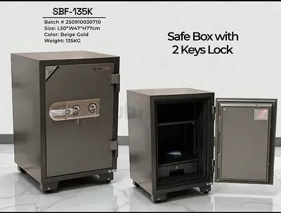 My SBF-135K Heavy-Duty Safe - 2 Keys Lock (135kg)
