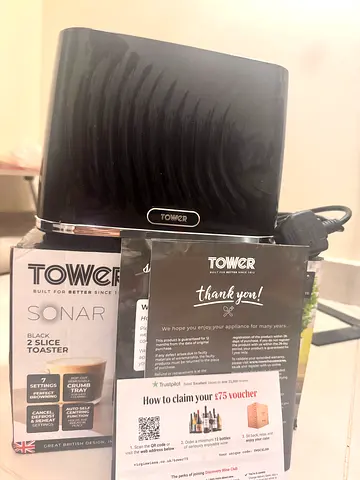 Tower Sonar 2 Slice Toaster