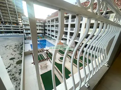 Furnished | Pool & Courtyard View | Balcony