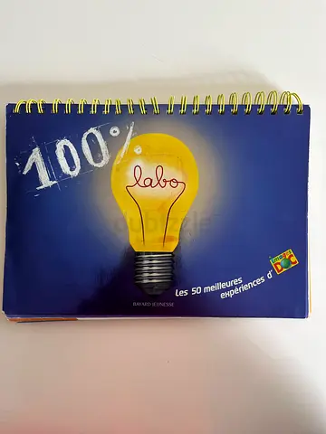100% Labo — Les 50 Meilleures Expériences (Childrens Science Activity Book, Spiral-bound)