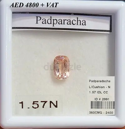 Natural Padparadscha Sapphire 1.59 CT for sale in Dubai