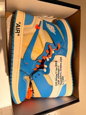 Off-White x Air Jordan 1 University Blue sneakers