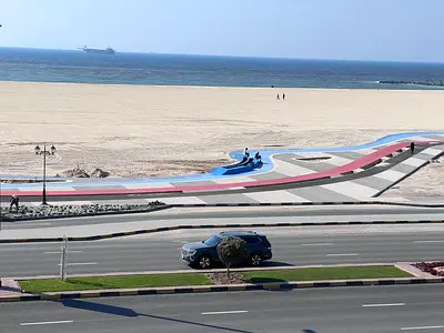 Marine extension _ Free maintenance _ First row Corniche _ All services are nearby _ Central air conditioning