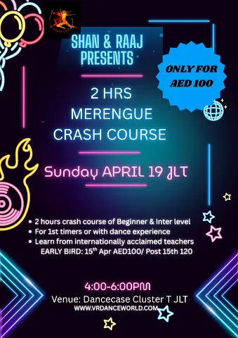 Merengue Dance Workshop in JLT | Beginner Friendly | AED 100