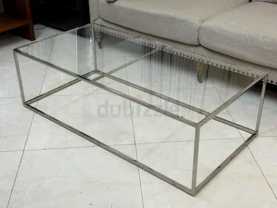 Modern Minimalist Glass Coffee Table