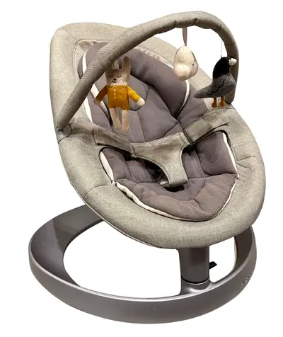 Nuna Leaf Grow Soother Swing - Quartz with Toybar