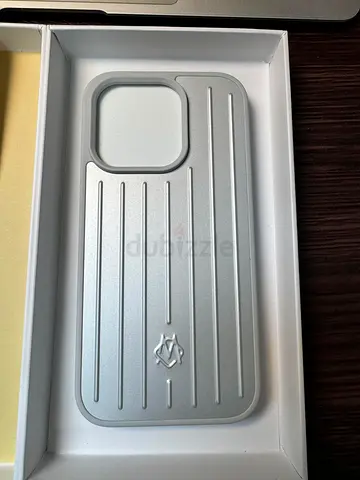 RIMOWA Aluminum iPhone Case - Silver (Fits iPhone 15 Pro Max)