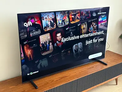 LED Smart Sony TV — 55-inch Bravia OLED television featuring 4K resolution in Excellent condition