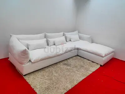 Marina Homes feather 🪶 filled lshape sofa