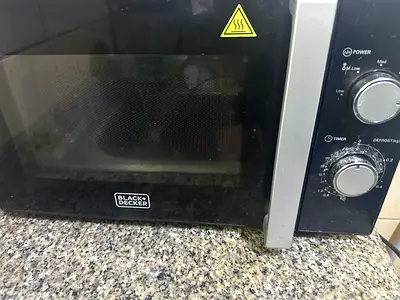 Black+Decker Microwave Oven - Used, Working Condition