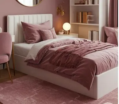 Beige colour 90*200 single Bed