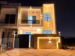 For sale, a villa in Ajman Al Yasmeen ,4 master rooms, a Majles room, a hall, and a maid’s room, f