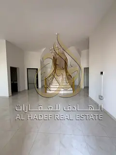 Villa for rent in Al Rahmaniya area. Spacious design, ideal for families, in a quiet location close
