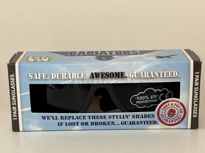 Babiators Kids Sunglasses 0-3yrs Black BRAND NEW