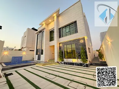 Luxury villa with private pool, modern design, three levels, and an attractive price.