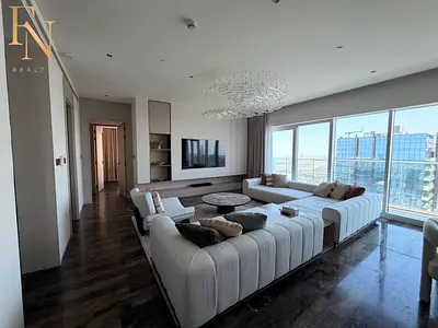 Ultra Luxury 3BR | Fendi Furnished | 70th Floor | Full Marina & Sea View | DAMAC Heights