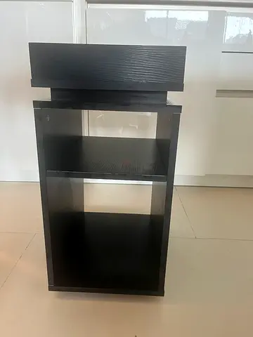 Simple Black Nightstand