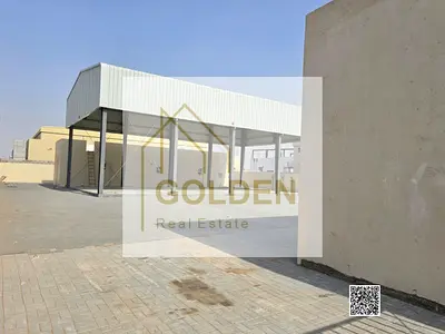 Yard with Open Warehouse for Annual Rent in Umm Al Quwain | 80 kW Power | Fully Equipped with Office and Complete Accommodation