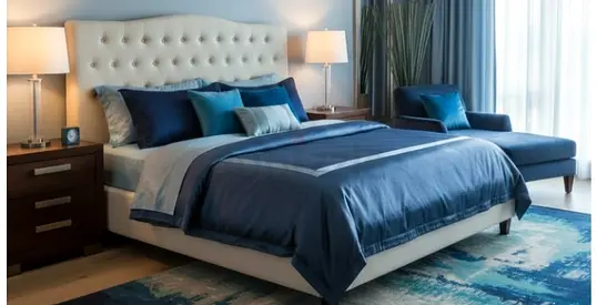 Beautiful Beige Color*160*200*Queen Size Bed Available