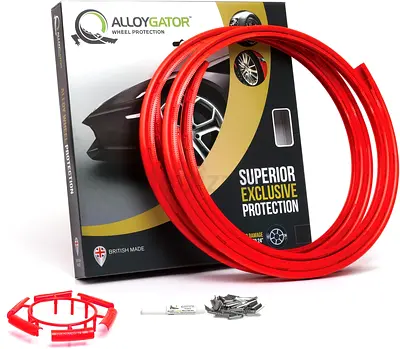 AlloyGator Alloy Wheel Protectors | Fits 12-24 Inch Wheel | Red