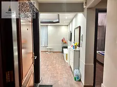 One bedroom and living room for annual rent in Ajman, Corniche Towers, city view, spacious area