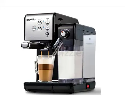 Breville espresso machine with integrated milk frother - used