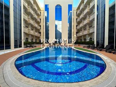 Furnished Studio | Hanover Square | Pool & Courtyard Outlook