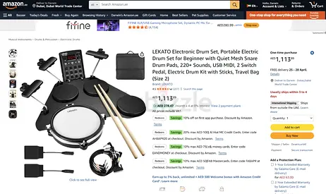 LEKATO CPD-1000 Electronic Drum Trigger Module