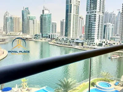 غرفة نوم واحدة مطلة على المارينا | سكن جام مارينا | شقة بشرفة