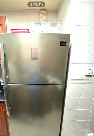 Samsung 2-door Top-Freezer Refrigerator (Stainless Steel) - Working