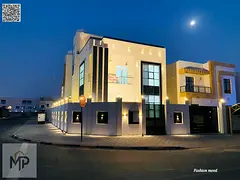Corner Villa for sale | ajman| al zahia area | 5 master rooms, majlis, hall, maid room, roof| freeho
