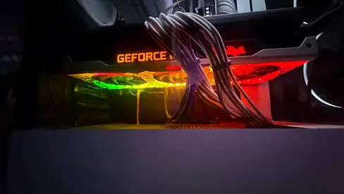 RTX 3070 TI Nvidia Palit 8GB VRAM customizable RGB (With Original box) [CUSTOM WHITE COLOR]