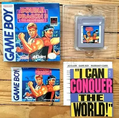 Double Dragon 3 The Arcade Game Nintendo Gameboy (rare)