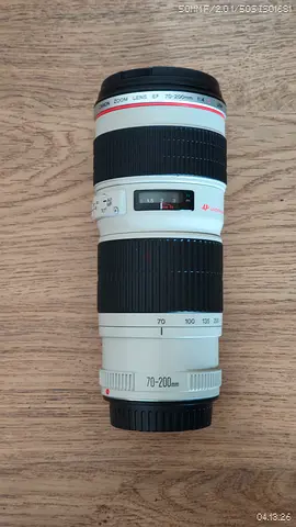 Canon EF 70–200mm f/4L USM Telephoto Lens (with Hood + Case)