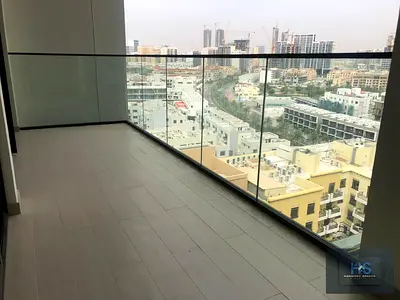 شقة بغرفة نوم واحدة | بن غاطي لافندر JVC | شرفة وإطلالة على المدينة