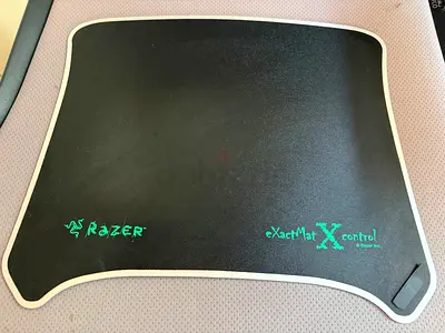 Vintage Razer eXactMat Speed + Control – Dual-Sided Aluminum Gaming Mousepad