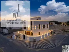 Villa for sale at Ajman. Al Helio2 area ,5 master room, majlis, hall, big kitchen, Roof, Freehold al