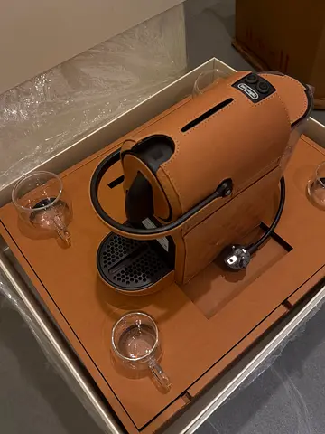 NEW 4PCS Nespresso leather coffee mashine